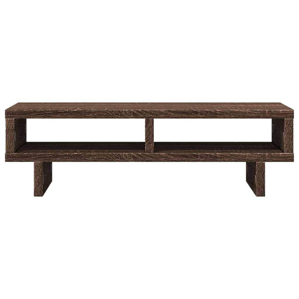 vidaXL Monitor Stand Brown Oak 50x27x15 cm Engineered Wood