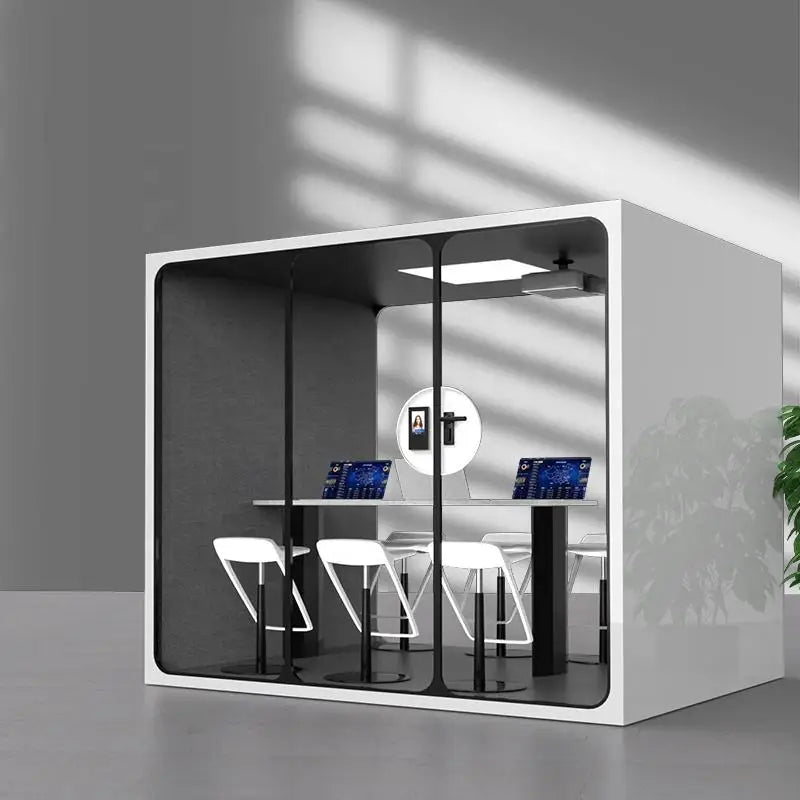 Prefab House Luxury 1-6 Person Office Pod, Fast Assemble Silent Conference Room, Individual Pod with CE