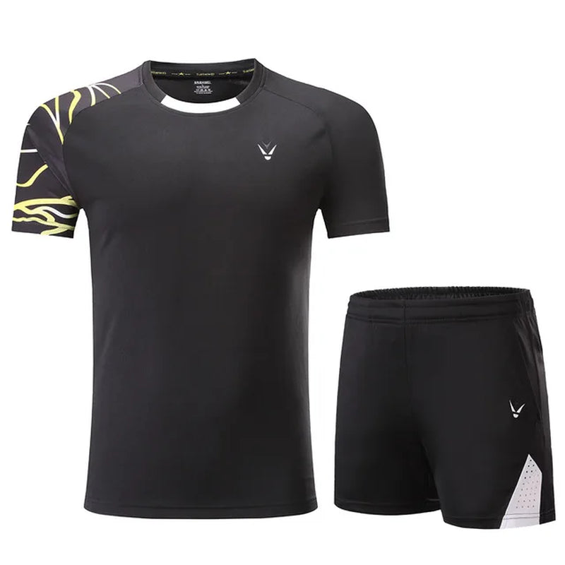 New Tennis Clothes Men Adult Badminton Clothes Men Table Sports Golf Polo Shirts Clothes, Running Exercise T-Shirts Sportswear