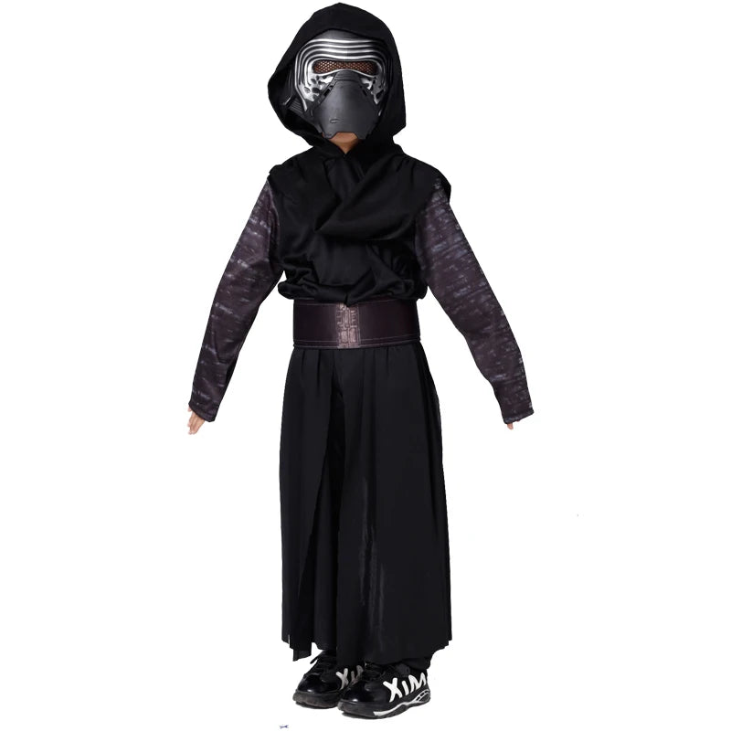 Boys Deluxe Movie Wars Wars Jedi Warrior Cosplay Costume Anakin Skywalker Costume Tunic for Children Kids Boys Halloween Costume