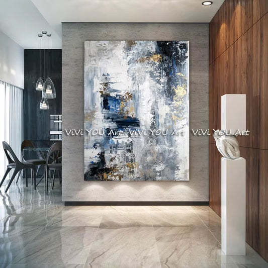 Large Original Hand Painted Abstract Painting Modern Abstract Painting Hand Painted Oil Painting Wall Art Abstract Textured Art