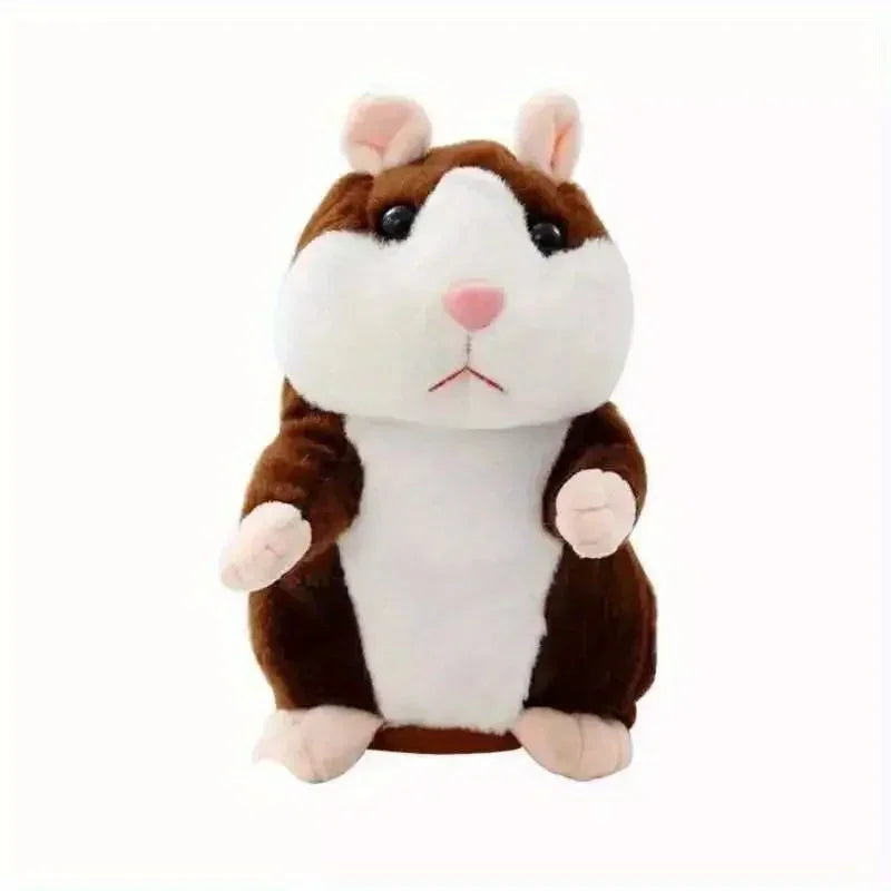 New 15Cm Cute Talking Hamster Talking Sound Recording Repeatable Stuffed Animal Recordable Hamster Doll Gifts