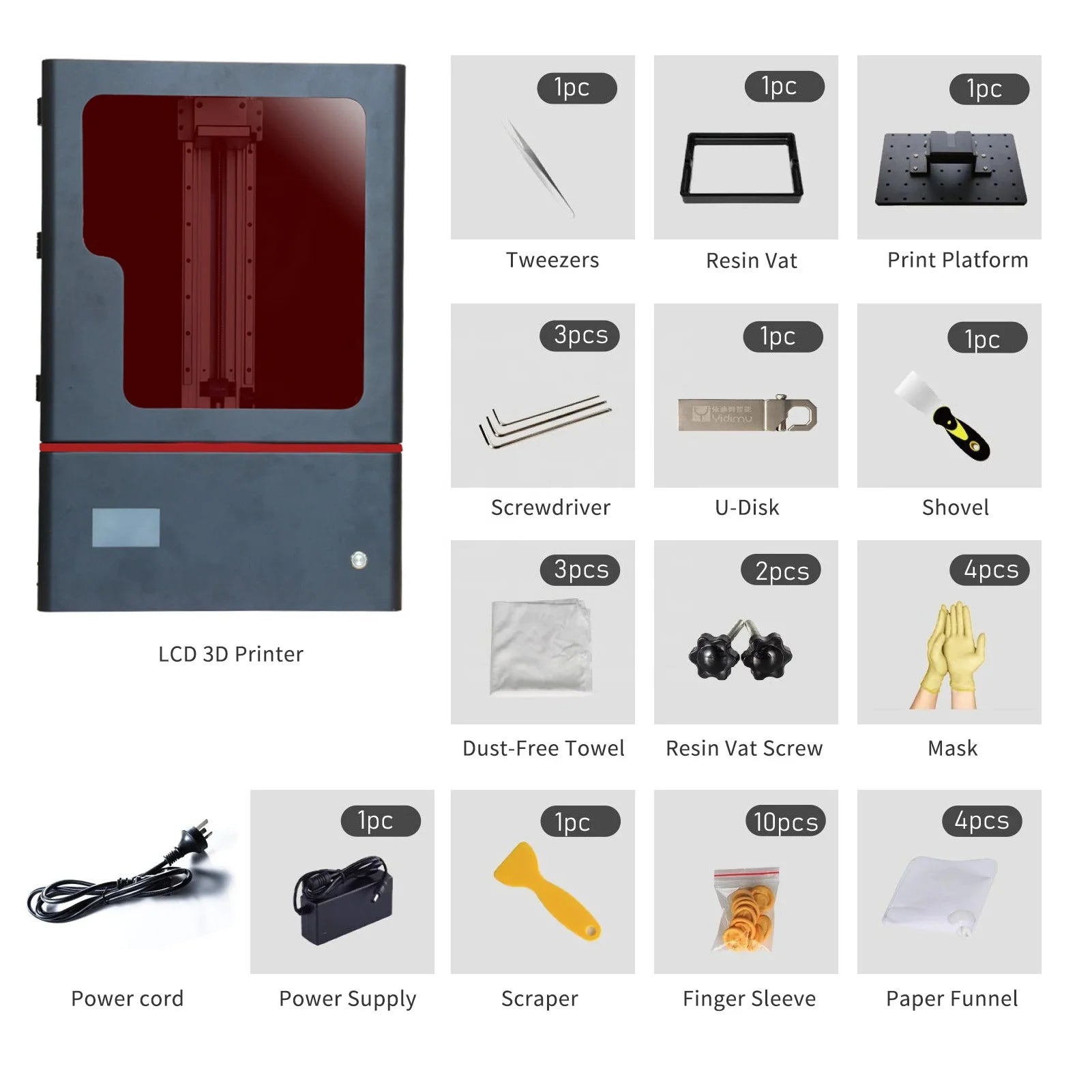 Falcon Max Super Large Resin 3D Printer LCD Drucker Matrix UV 3D Machine SLA/LCD Impresora