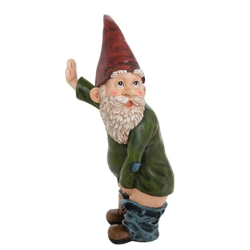 Funny Figurines Christmas Garden Dwarf Cartoon Resin Craft Home Garden Decoration for Fairy Tale Garden Miniature Garden