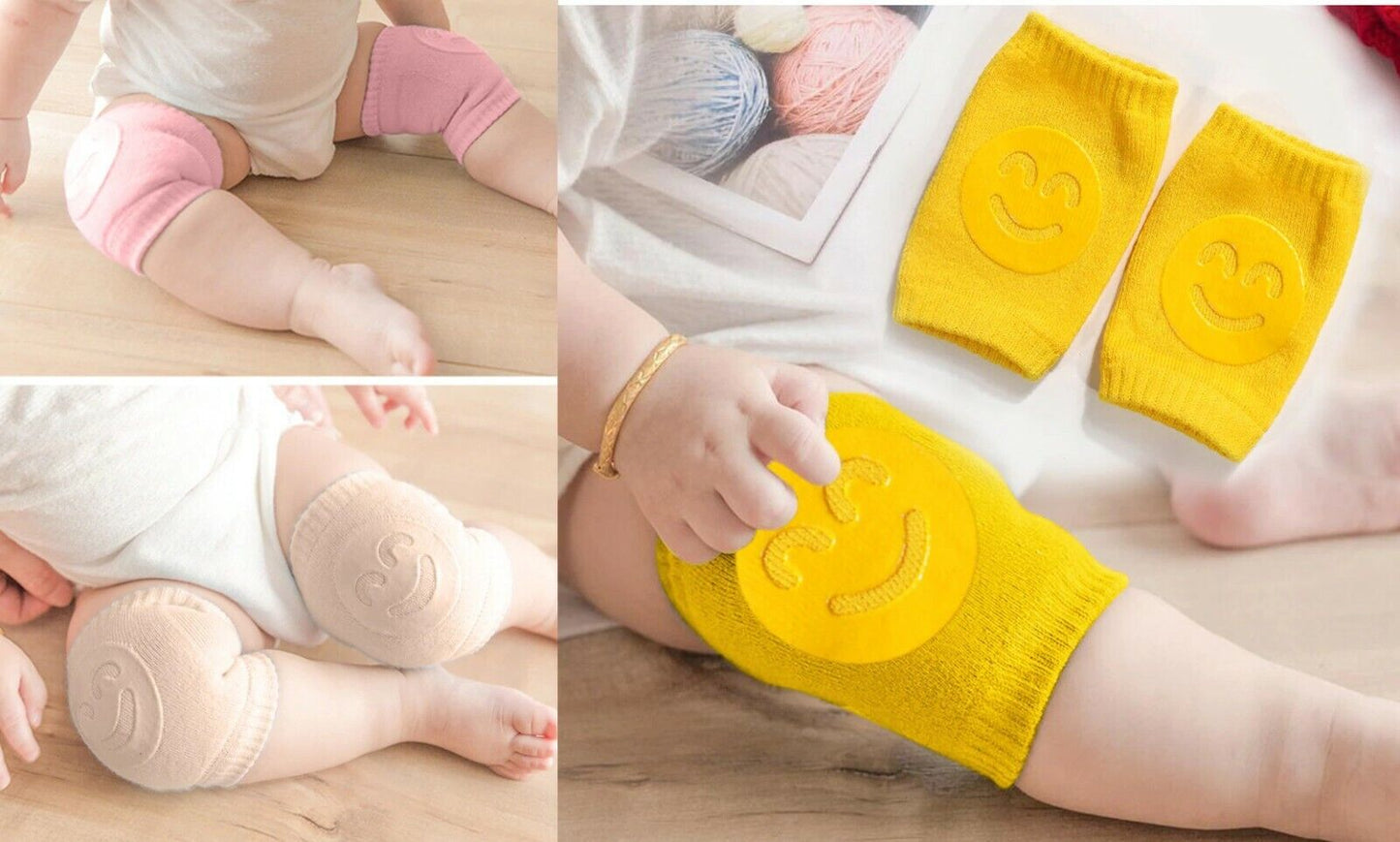 New Kids Safety Crawling Elbow Cushion Infants Toddler Baby Knee Pads UK SELLER