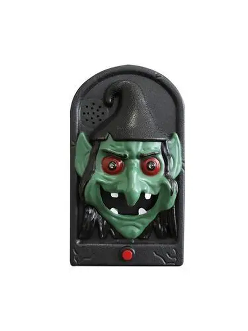 Halloween Haunted Doorbell Animated Eyeball Halloween Decoration with Spooky Sounds Halloween Doorbell Party Decor