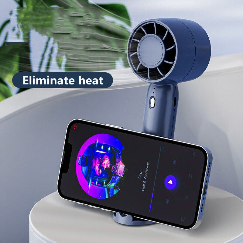 Portable Hand-Held Fan Mini Folding Desk Fan Cooler Cooling USB Rechargeable UK