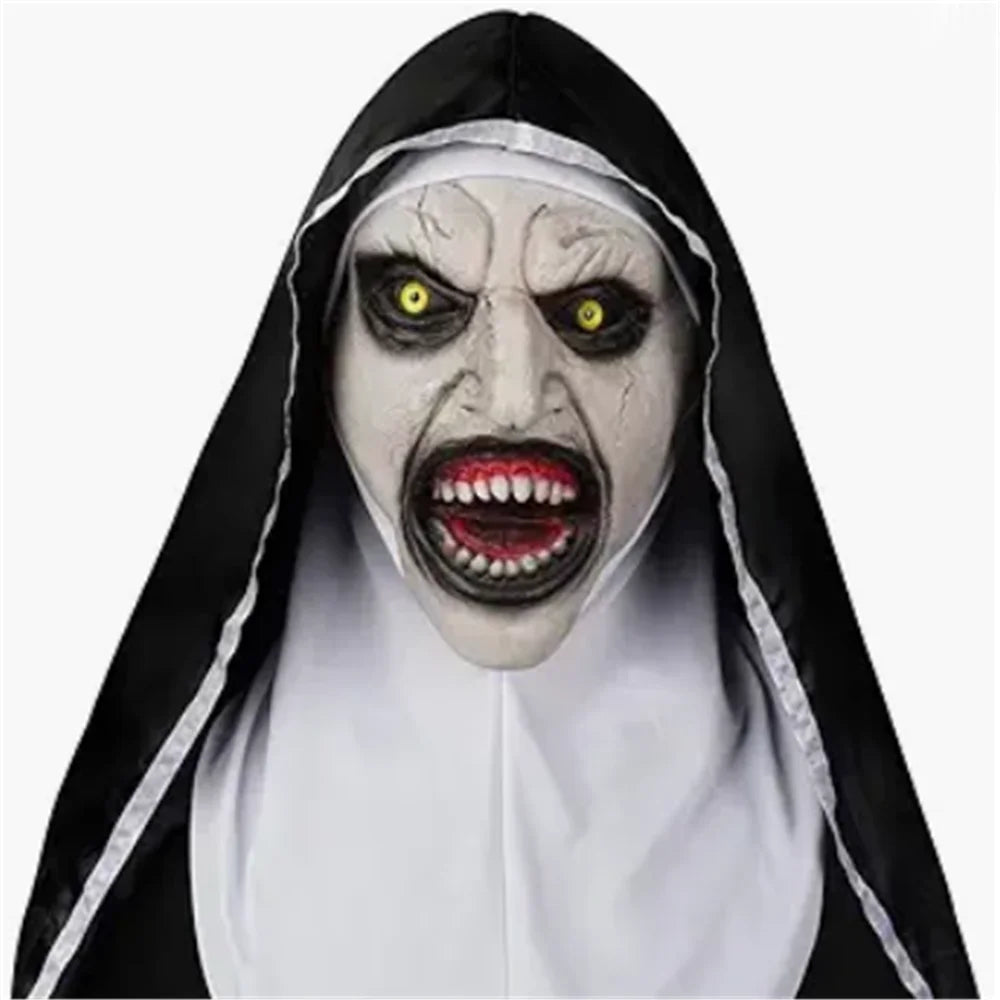 Horror Nun Mask Costume Props for Cosplay