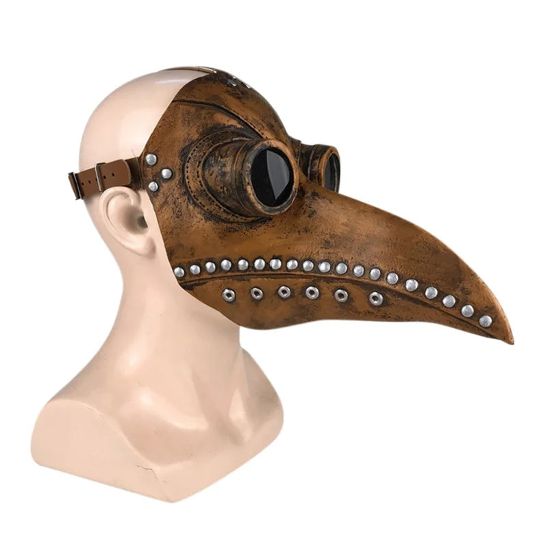 Medieval Steampunk Plague Doctor Bird Beak