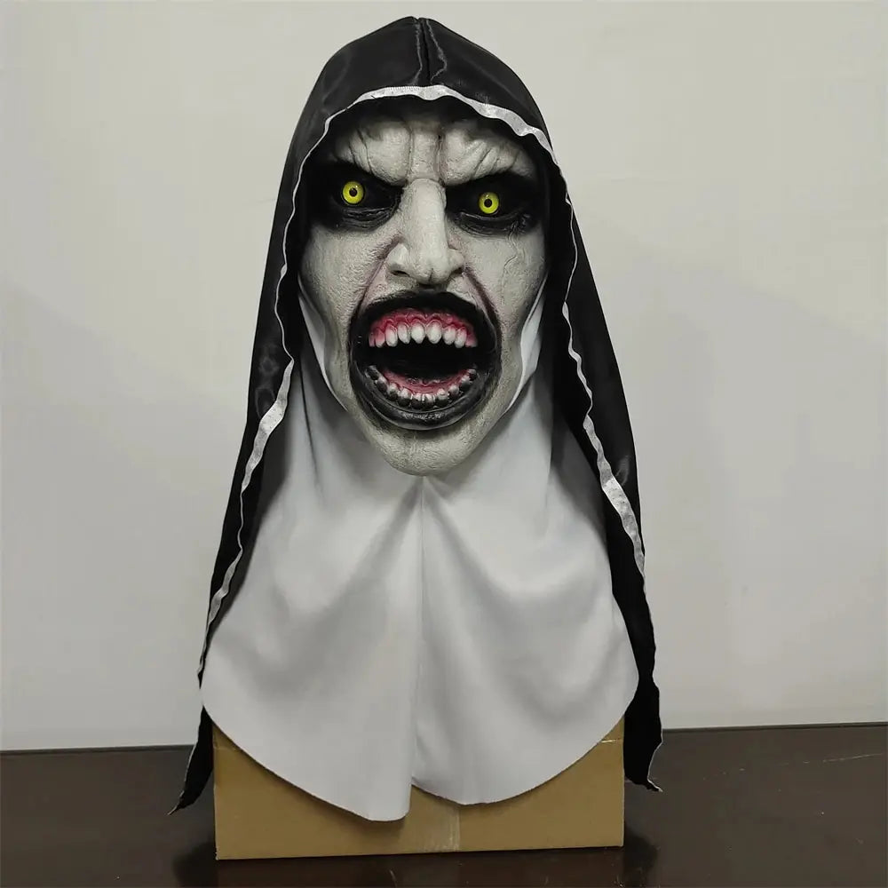 Horror Nun Mask Costume Props for Cosplay