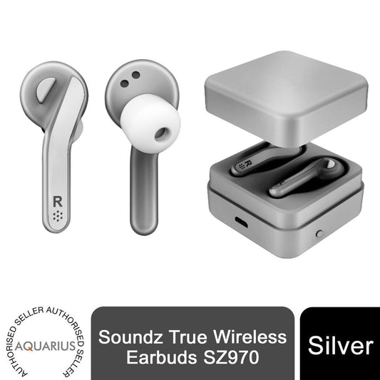 Soundz True Wireless Earbuds SZ970- Silver