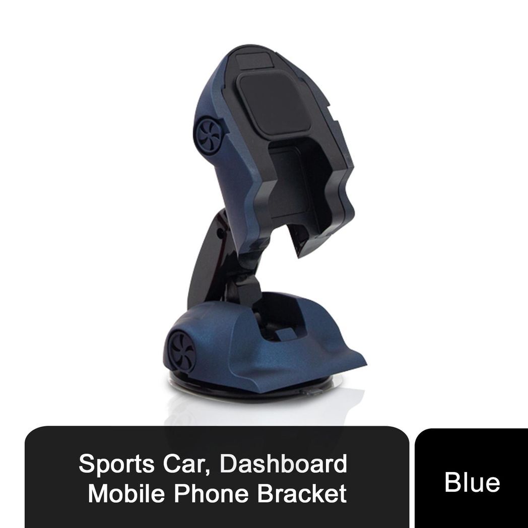 Aquarius Sports Car Shaped Dashboard Mobile Phone Bracket - Blue