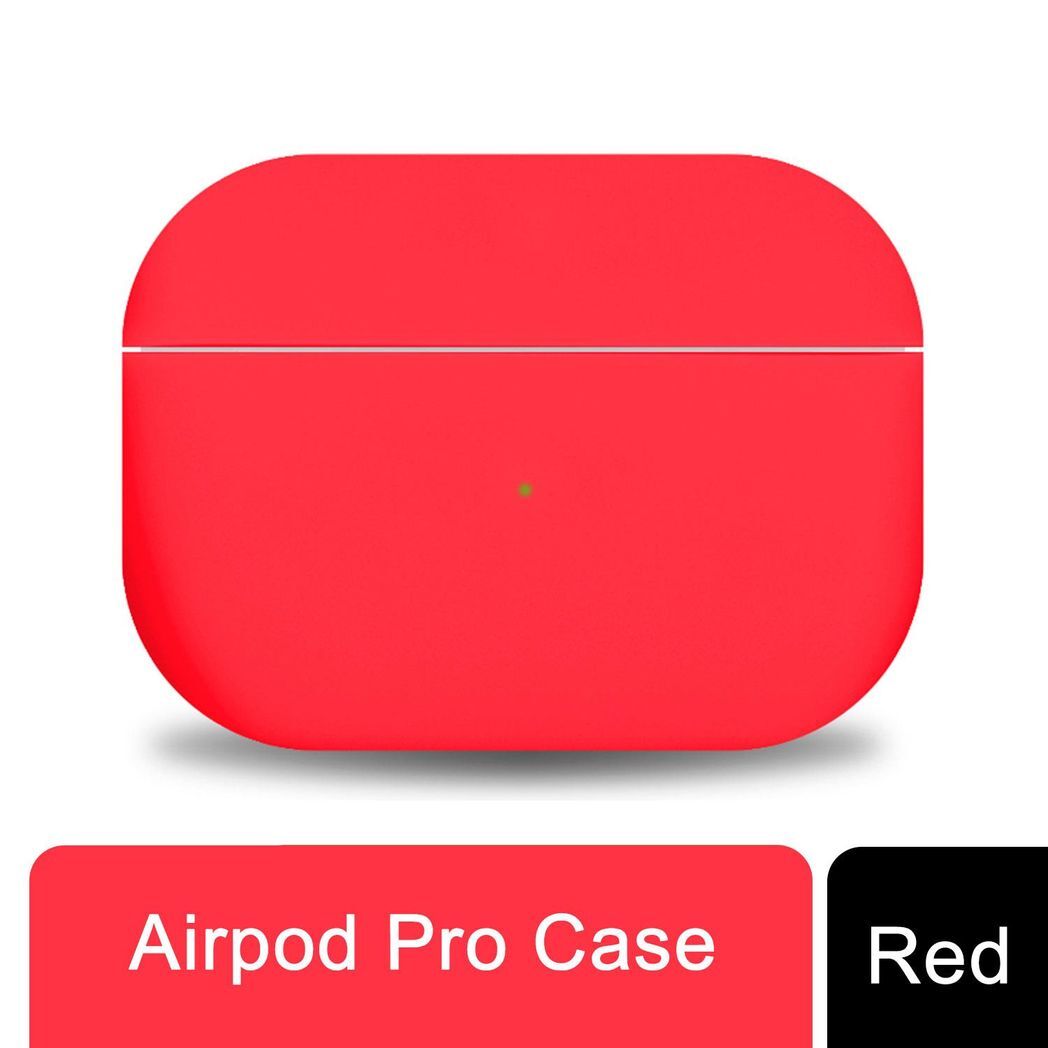 Airpods Pro Case Scratch-Absorbing Protecting Cover, Red, 1pk