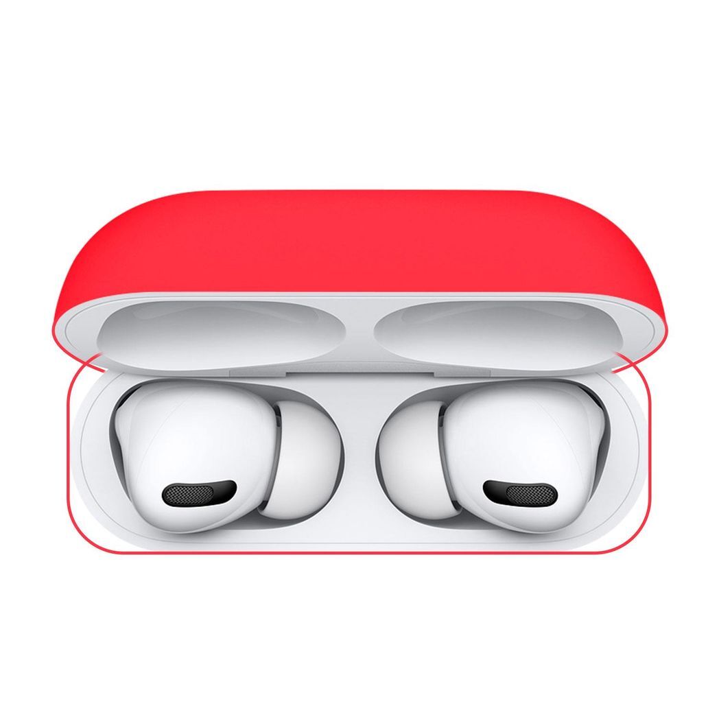 Airpods Pro Case Scratch-Absorbing Protecting Cover, Red, 1pk