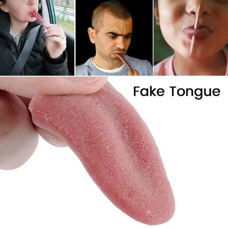 Realistic Halloween Prank Tongue Tool for Women