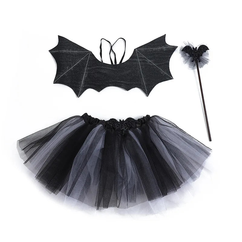 Halloween Spider Web Tutu Skirt Costume