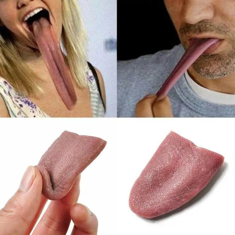 Realistic Halloween Prank Tongue Tool for Women