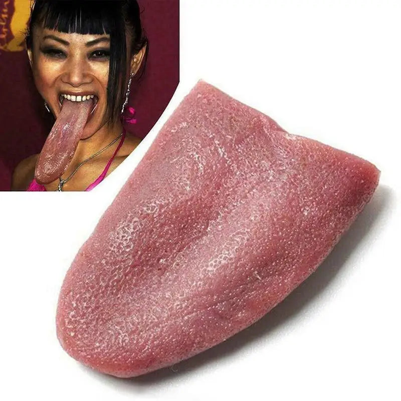 Realistic Halloween Prank Tongue Tool for Women