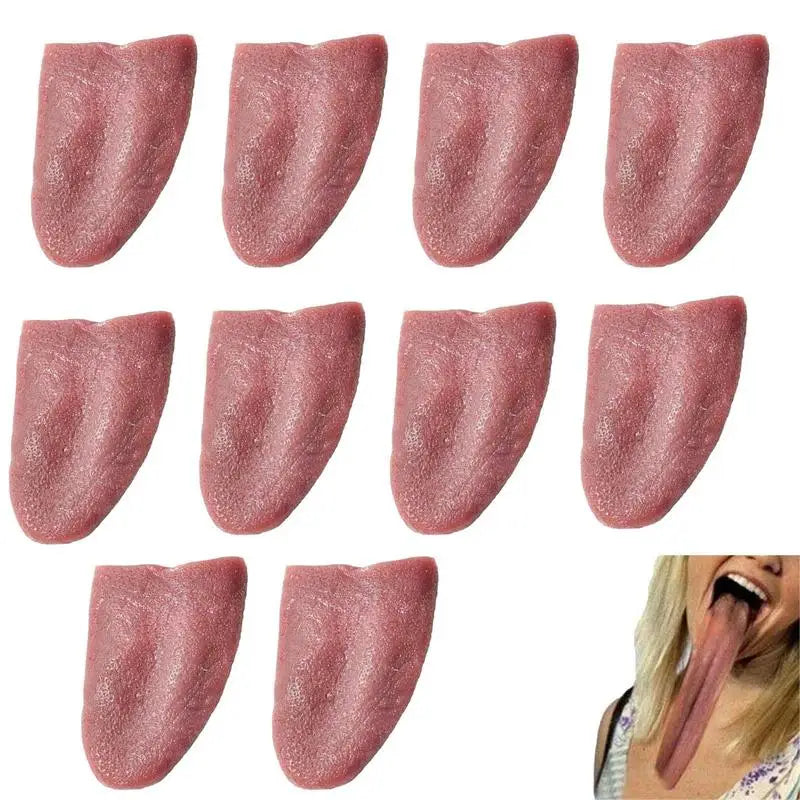 Realistic Halloween Prank Tongue Tool for Women