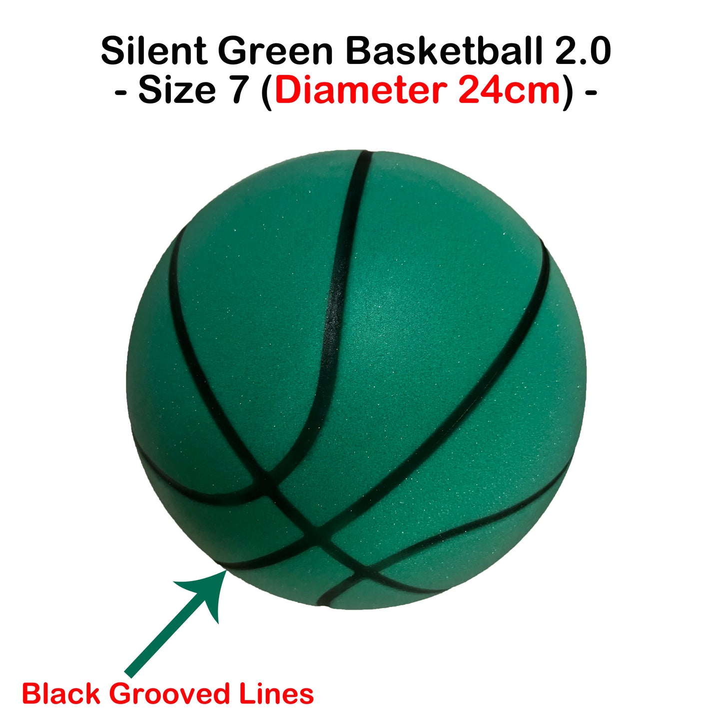 Bouncing Mute Ball Indoor Silent Basketball 24Cm Foam Basketball Silent Soft Ball Air Bounce Basket Ball Size 3/5/7 Sports Toy