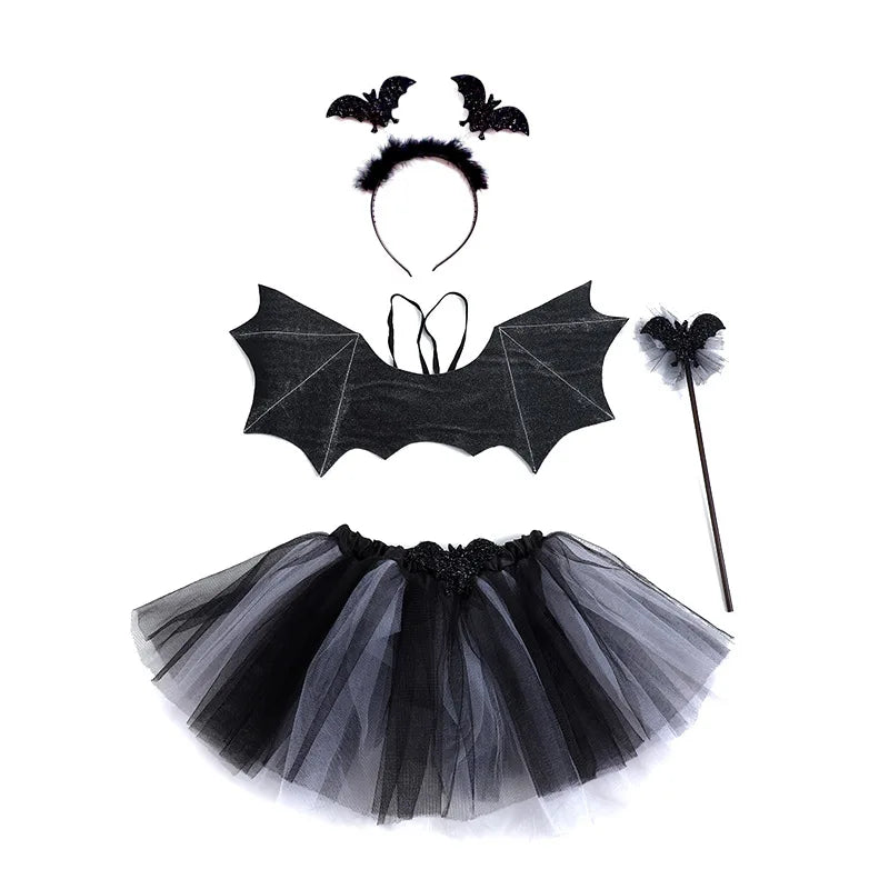 Halloween Spider Web Tutu Skirt Costume