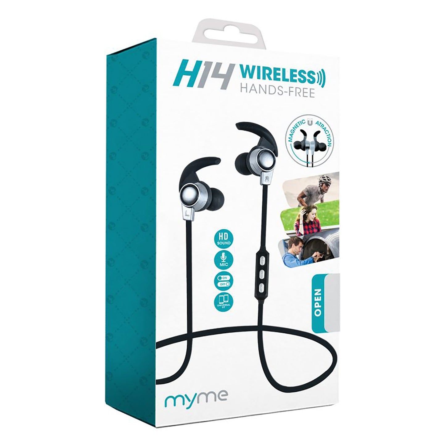 MyMe H14 Wireless Hands-Free earphones Grey