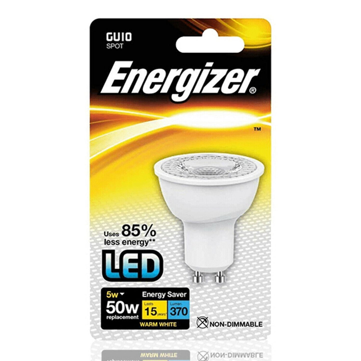 Energizer High Teck LED bulb Cool Day Warm White Light[GU10 350LM 36,? WARM]