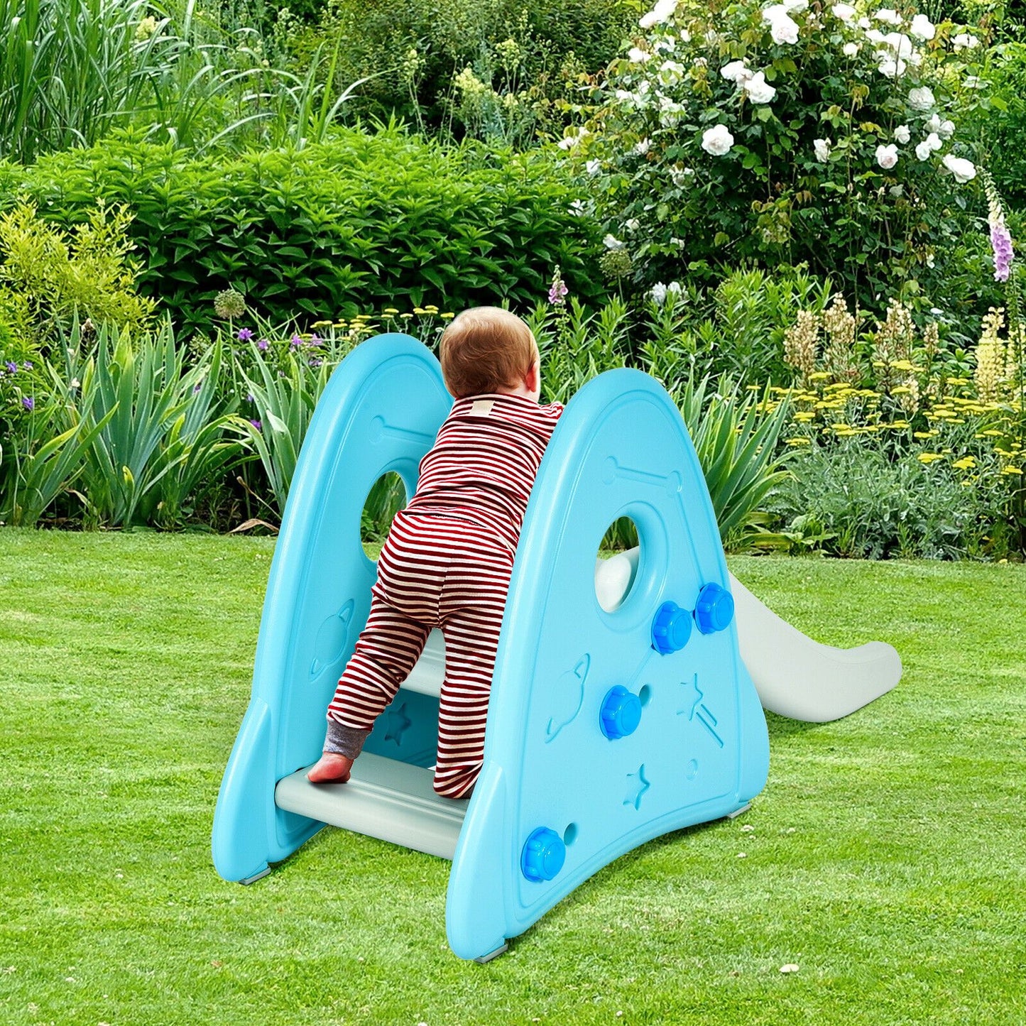 Kids Slide Playground Garden Climber Slide Set Children Baby Toys Out / Indoor