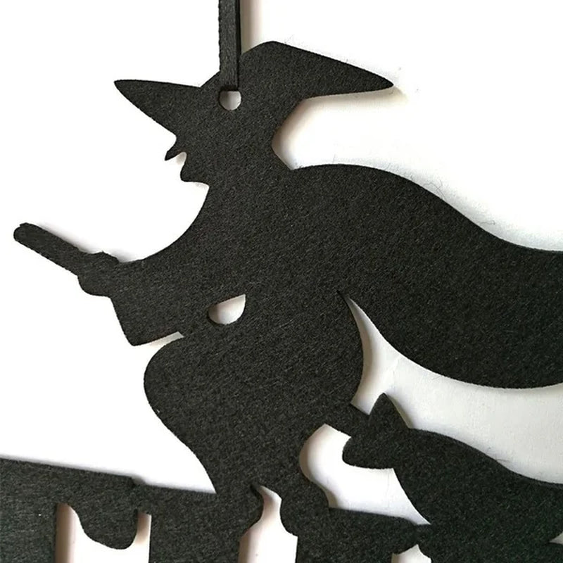 Halloween Door Decoration the Witch Is in Halloween Hanging Sign Door Hanging Ornaments Halloween Party Decoration for Home