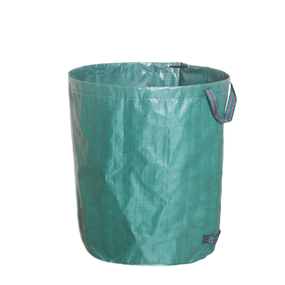 120L-500L Large Capacity Garden Bag Reusable Leaf Sack Trash Can Foldable Garden Garbage Waste Collection Container Storage Bag