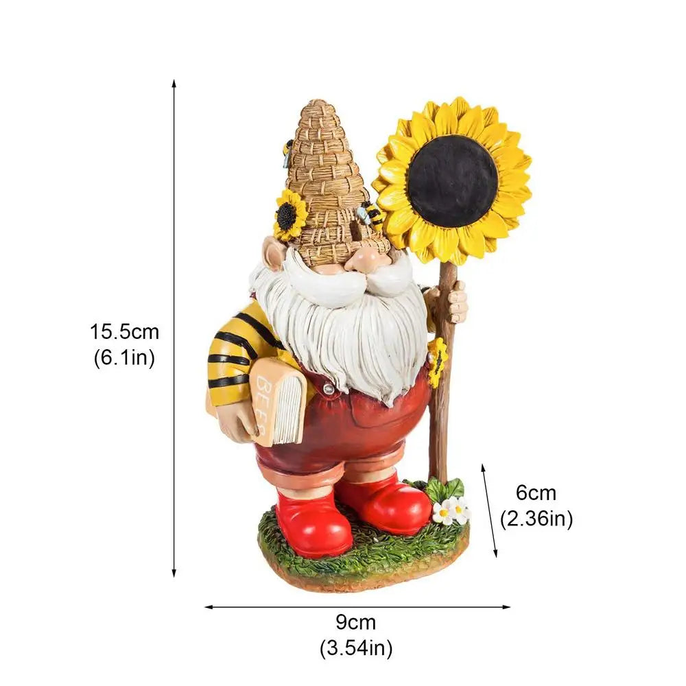 Funny Figurines Christmas Garden Dwarf Cartoon Resin Craft Home Garden Decoration for Fairy Tale Garden Miniature Garden