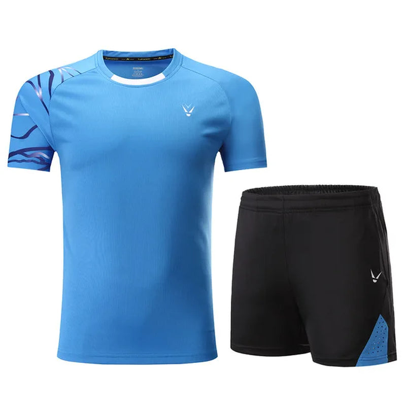 New Tennis Clothes Men Adult Badminton Clothes Men Table Sports Golf Polo Shirts Clothes, Running Exercise T-Shirts Sportswear