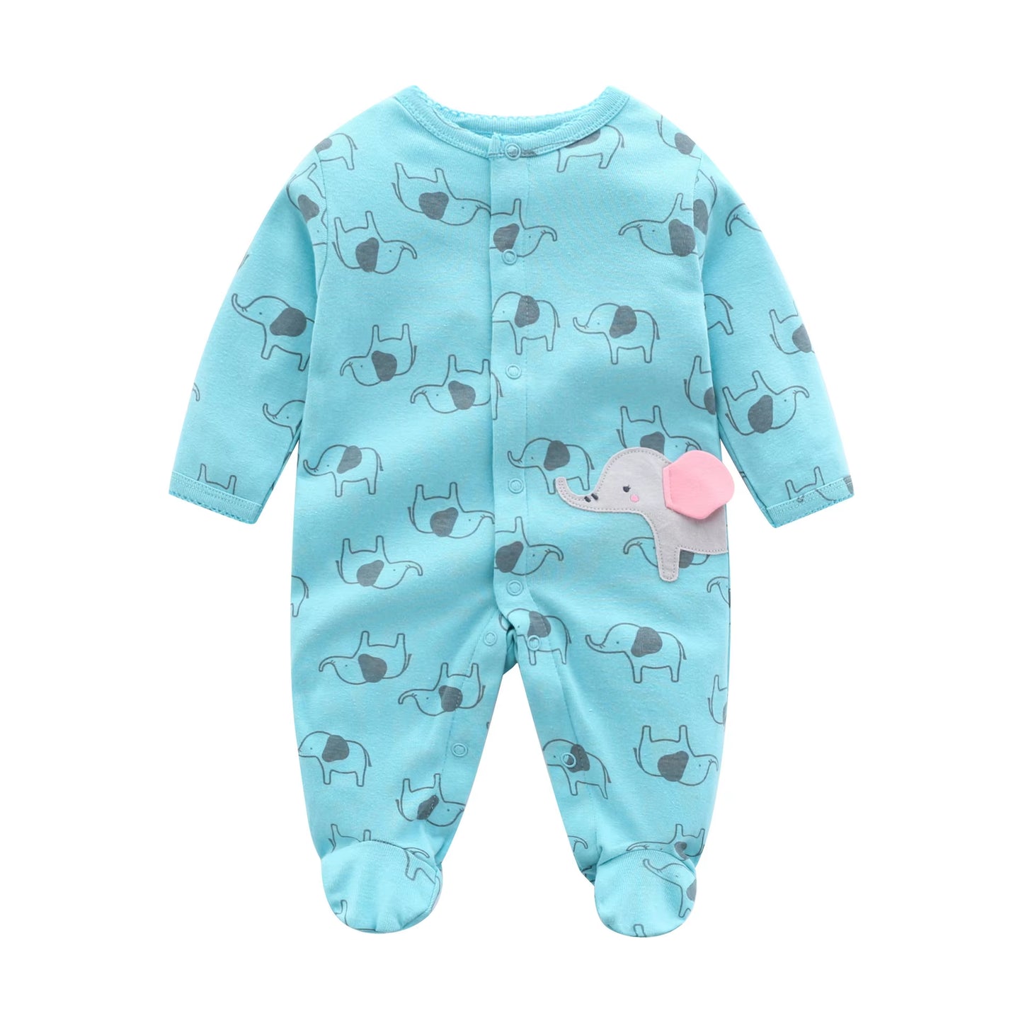 2022 Spring Autumn Baby Romper 100% Cotton Newborn Baby Clothes Long Sleeve Baby Girl Clothing Cartoon Jumpsuit Infant Clothes