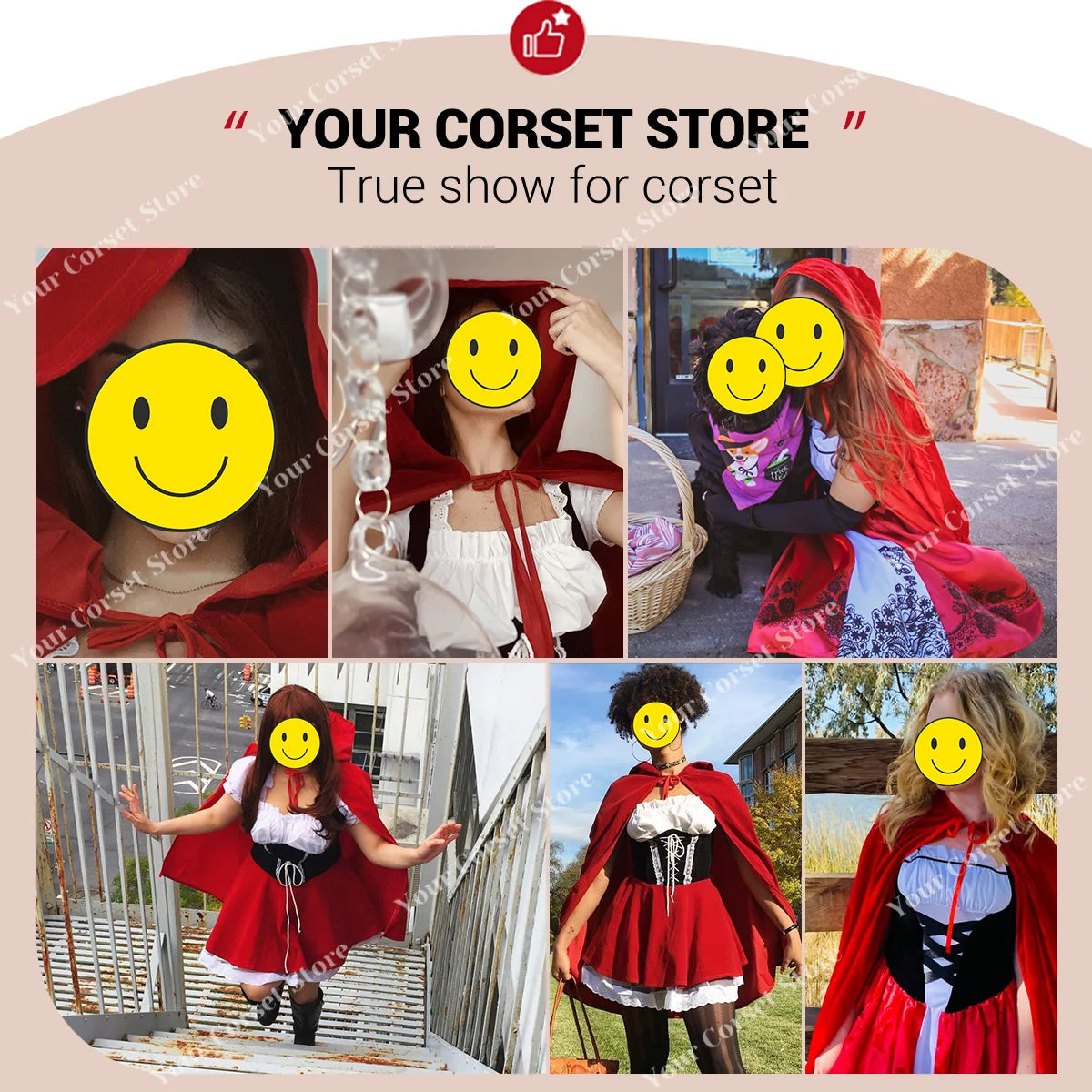 Cloak with Hood Halloween Little Red Riding Hood Costume for Women Vintage Velvet Cloak Cape with Hood Cosplay Halloween Costume