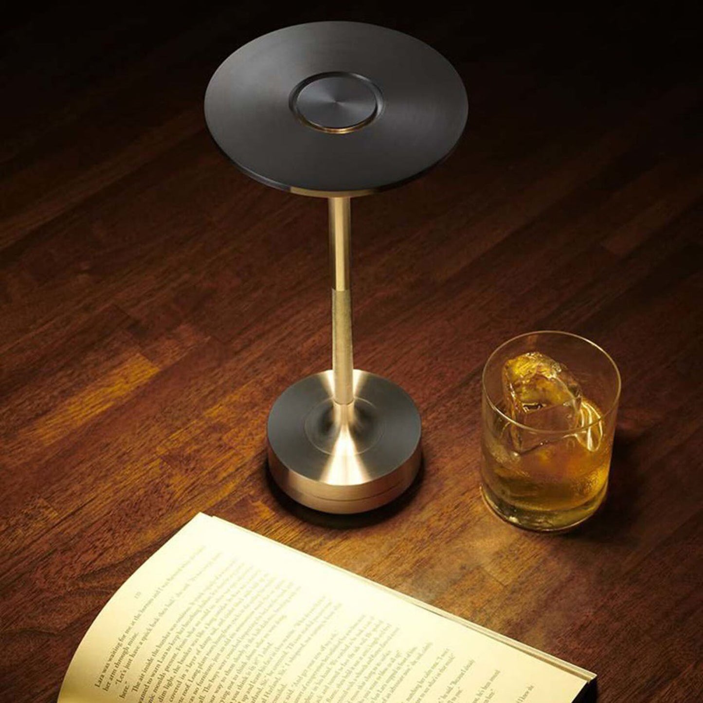 Modern LED Table Lamp USB Rechargeable Lamp Dimmable Bar Night Light ?Cordless