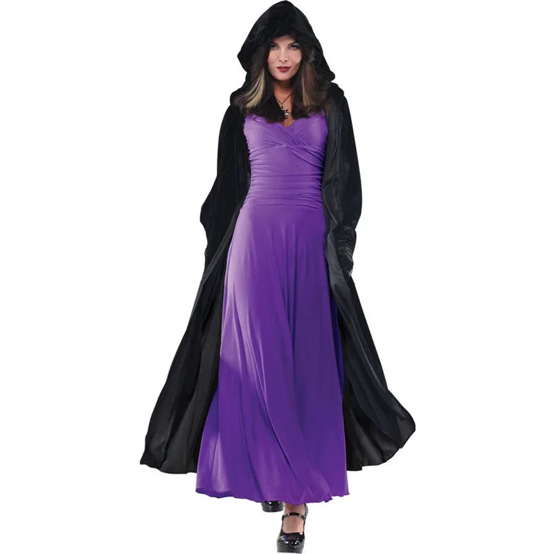 Adult Costumes - Halloween Costumes for Men and Women Vampire Capes Hooded Cloak