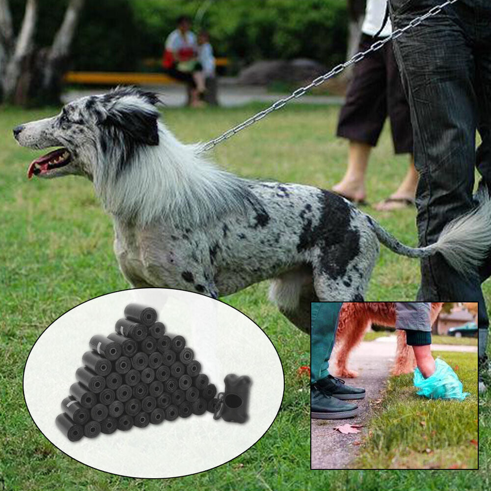 Unscented 1000X Dog Poop Bags Biodegradable Pet Cat Poo Waste Bags