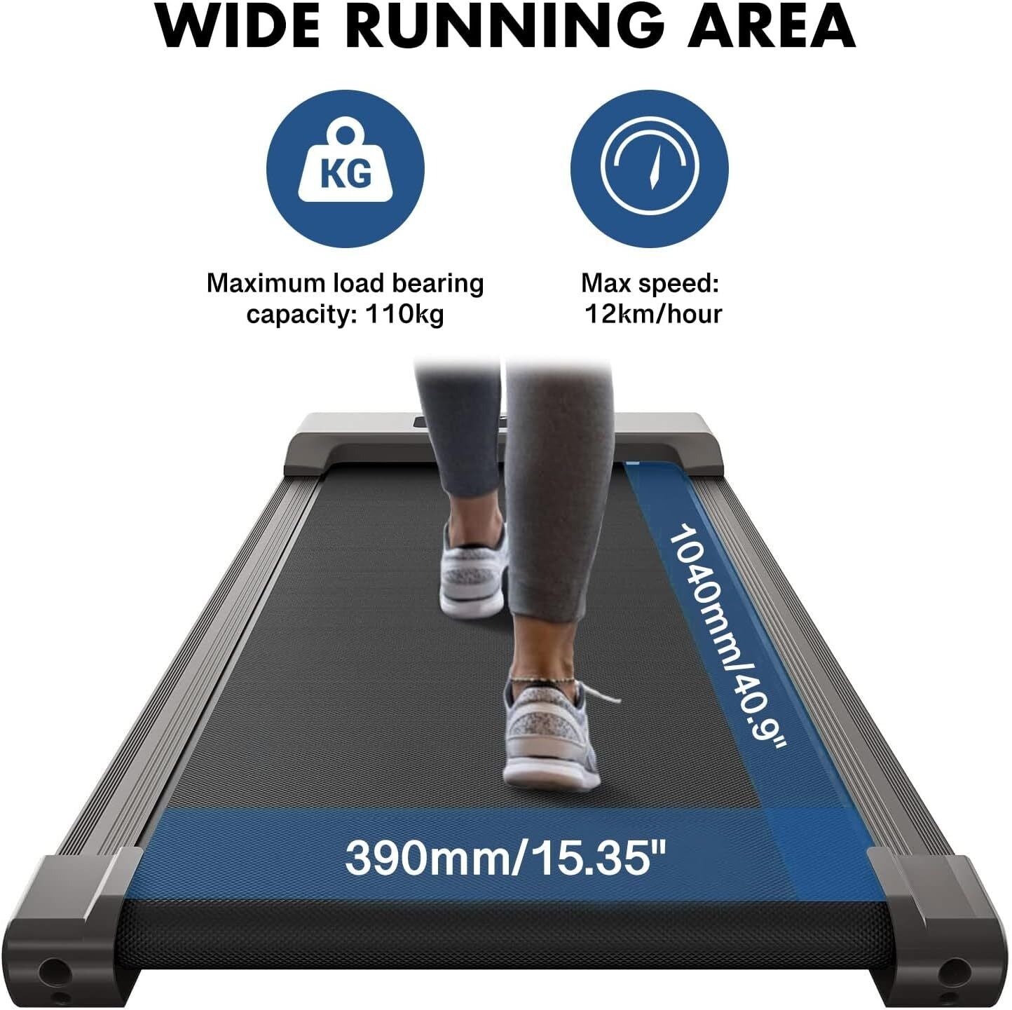 A1 Electric Walking Pad Treadmill Home Exercise Machine Indoor Fitness Equipment