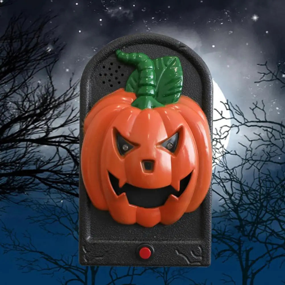 Halloween Haunted Doorbell Animated Eyeball Halloween Decoration with Spooky Sounds Halloween Doorbell Party Decor