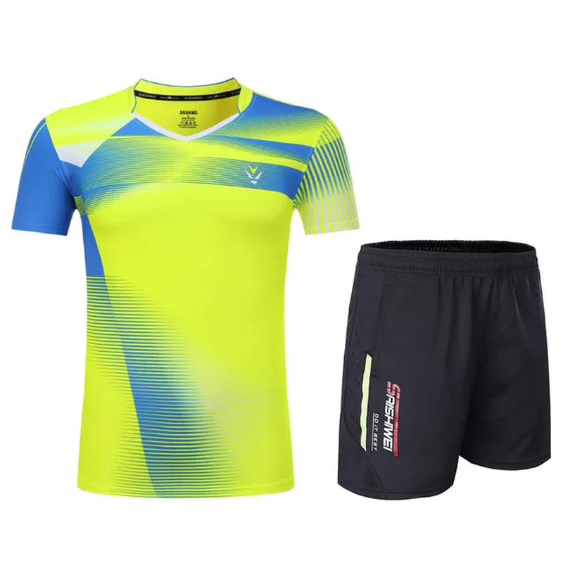 New Tennis Clothes Men Adult Badminton Clothes Men Table Sports Golf Polo Shirts Clothes, Running Exercise T-Shirts Sportswear