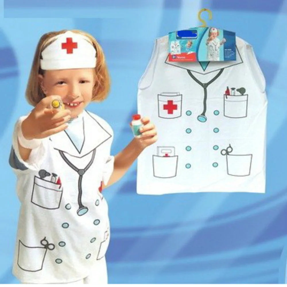 Magician Pirate Doctor and Nurse Uniform for Kids Children Uniform Cross Halloween Costume Cosplay Baby Police Fireman Sam Child