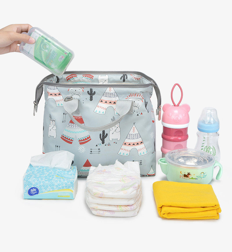 Waterproof Diaper Baby Diaper Bag Storage Portable Diaper Bag