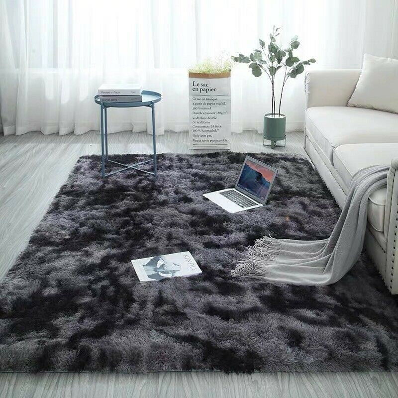 Multi-Color Polyester Flax Carpet Anti-Fouling Non-Slip Area Dirt-Resistant Soft Rug Rug