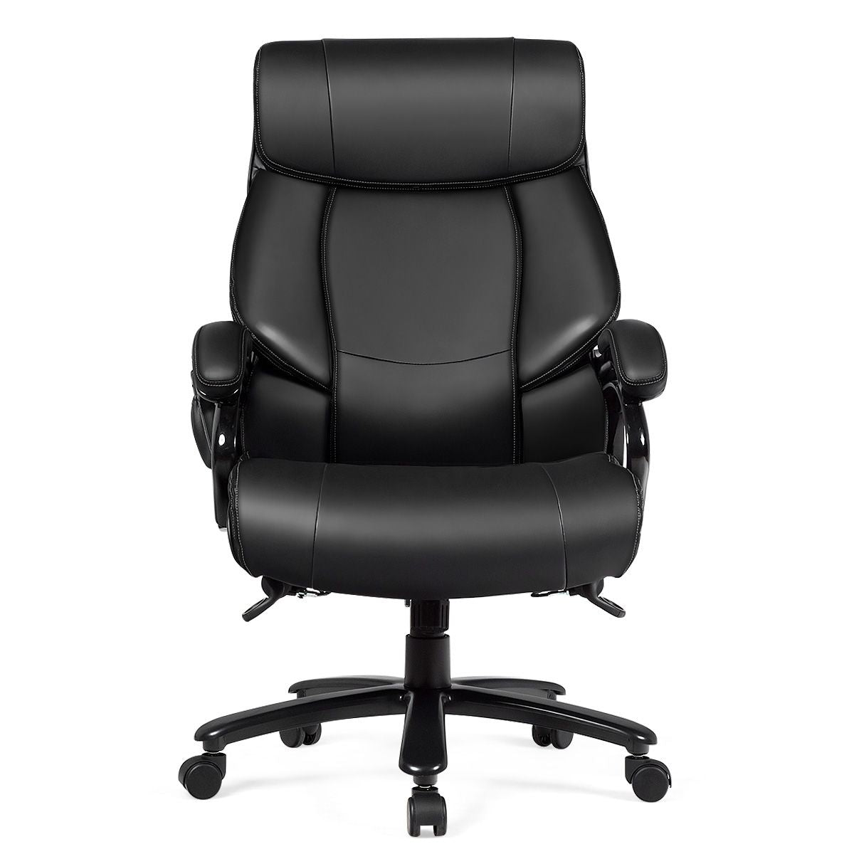 PU Leather Massage Office Chair with Thick Foam Cushion