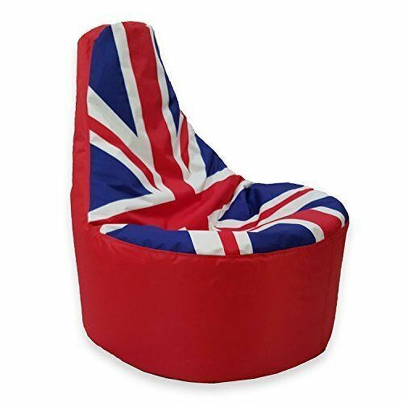 Bean Bag Union Jack Large Gamer Seat Beanbag Outdoor Gaming Garden Big Chair