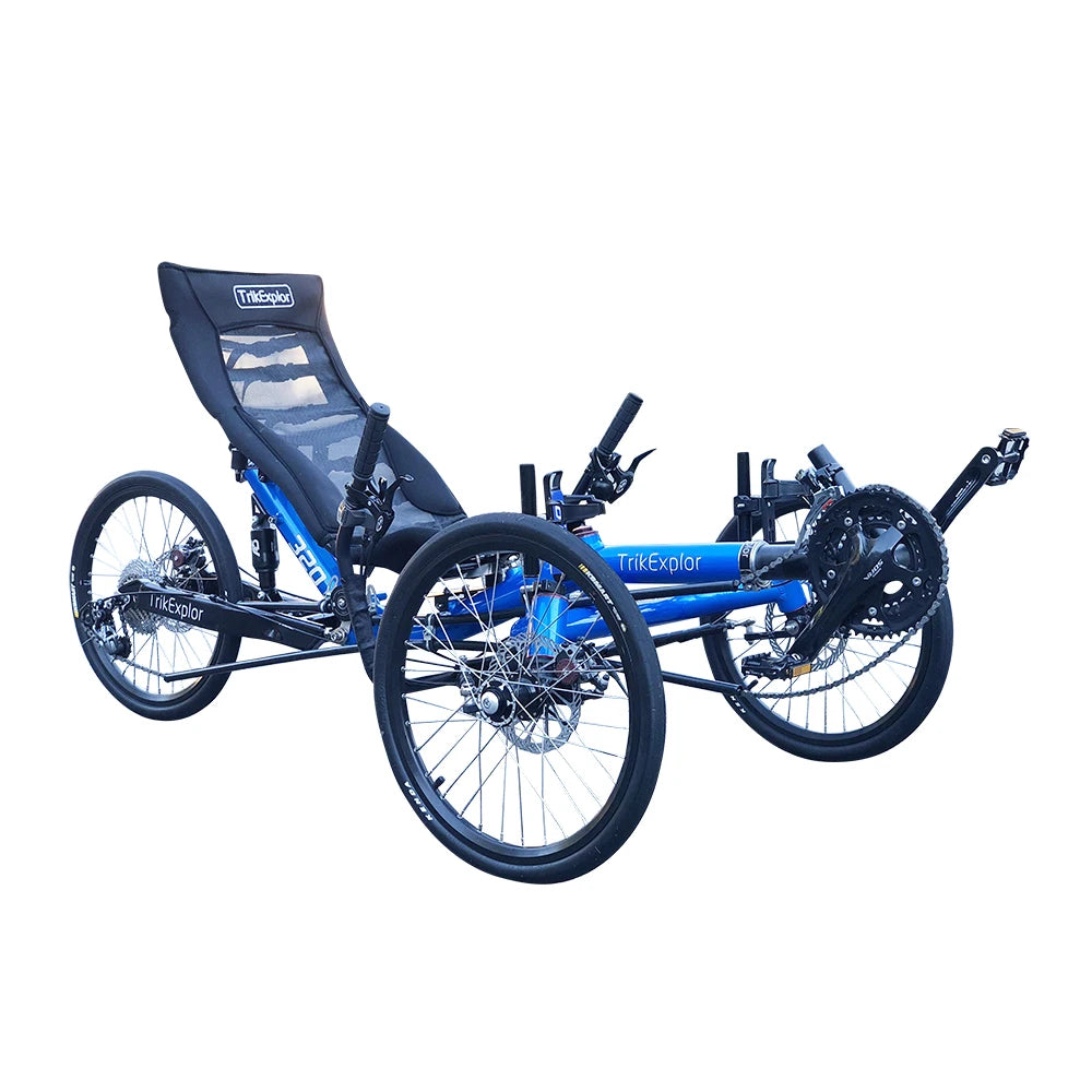 Adult Aluminum Alloy 20 Inch Rear Suspension Recumbent Trike