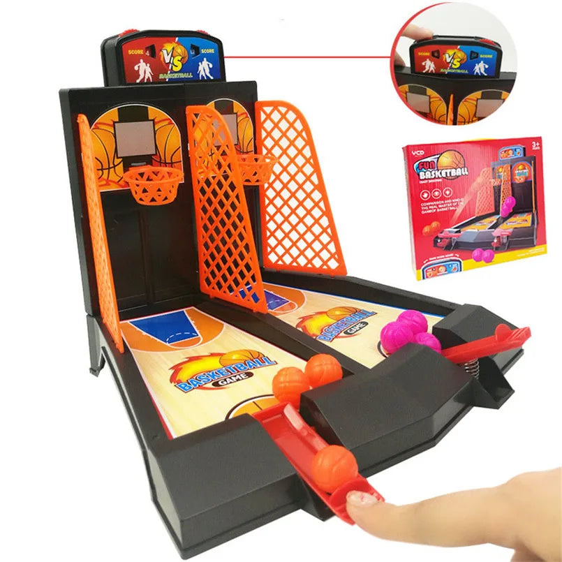 Desktop Basketball Games Mini Finger Basket Sport Shooting Interactive Table Battle Toy Board Party Games Toys for Boys Gifts