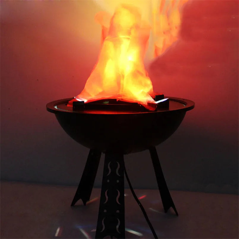 Halloween Decoration Simulation Fake Flame Fire Basin Decoracion De Halloween Party Horror Accessories Electric Festival Props