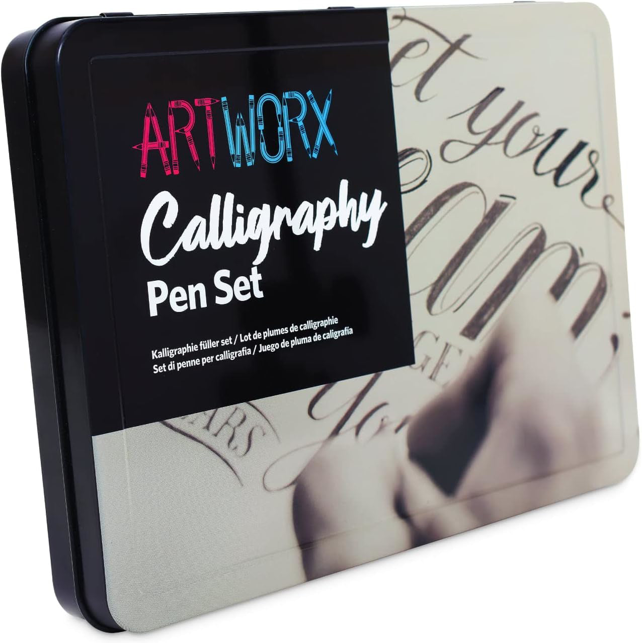 Artworx Calligraphy Pen Set - with Guide Book and Practice Paper - Caligraphy -