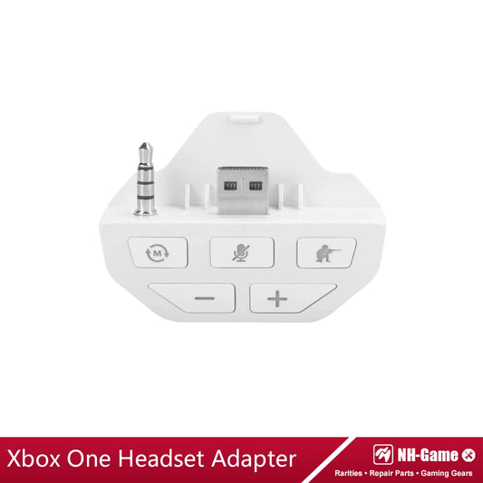 Audio Sound Enhancer for Xbox One Controller Headset Adapter with 3.5Mm Earphone Socket for Xbox Series X/S Headphone Converter